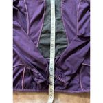 Athleta  Women's Purple Ruffle Front Full Zip Pockets Sport‎ Jacket Sz Small Photo 6