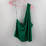 Pilcro Zelda Tank Top Size 3X Anthro Rib Kelly Green Plus Curvy NWT One Shoulder Photo 4