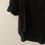 James Perse Black Flowy 3/4 Sleeve Blouse Lightweight Women's size 3 / Large Photo 3