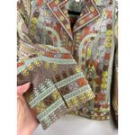 Coldwater Creek  Embroidered 100% Cotton Blazer Jacket Boho Size‎ 8 Photo 6