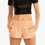Koral NWOT Womens size S Radiant Netz Gym Shorts Pompano Orange Athleisure Photo 0