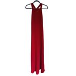 Jill Stuart NWT  Occasion High Neck Evening Gown A-line Maxi XS Red Formal Event Photo 1