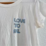 Madewell  Love to All 100% cotton Tee Shirt Size Small Photo 1