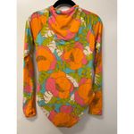 Trina Turk Large NWT Playa De Flor Half Zip Long Sleeve Rash Guard Paddle Suit Photo 3