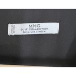 Mango MNG Women Small Surplice Sleeveless Blouse Black Business Classic Preppy Photo 2