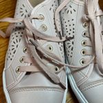 Restricted | Blush Pink Eyelet Sneakers | Size 9 Photo 7