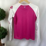 Columbia Pink & White Rash Guard Long Sleeve PFG Tee T Shirt Top S Photo 1