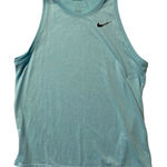 Nike Women's M Training Tank Blue Sporty Athletic Athleisure Summer Workout Photo 0