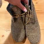 Toms Suede Desert Wedge Bootie Cheetah Photo 2