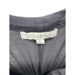 Z Supply Purple Floral Wide Leg Jumpsuit Small Cropped Smocked Back Pockets Photo 3