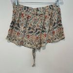 New Look  Women’s Paisley Print Shorts Boho Summer Casual Size L Photo 1