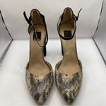 Ella Moss  pump heel snake skin women’s size 9M EUC suede Photo 6