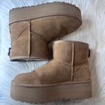 UGG  Chestnut Brown Classic Ultra Mini Platform Boot Size 9 Photo 11