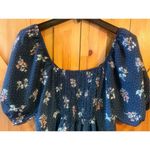 Ophelia Roe  Button Front Dress Size Med Floral Short Sleeve Off Shoulder (1149) Photo 6