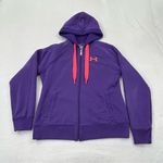 Under Armour UA Storm Semi-Fitted Purple Full Zip Hoodie Sweatshirt Women's L. Photo 0