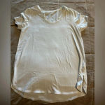 Soft Surroundings  Basic White V-Neck T-shirt Size Large Tee Under Shirt Photo 0