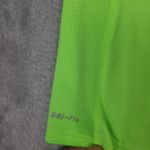 Nike  Dri Fit Womem's Solid Neon Green Razorback Tank Top‎ Size Large Photo 3