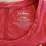 L.L.Bean  Women’s M Pullover Crew Neck Short Sleeve T Shirts Red And Green Photo 8