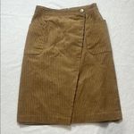 Urban Research Corduroy Midi Skirt | Tan Brown | Size S (JP 38) Photo 0