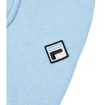 FILA NWT Women's Ekanta 1/4 Zip: Black, Pale Blue, White L Photo 1