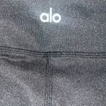 Alo Yoga  Black White Dark Krystal Graphic High Waisted Airbrush Workout Leggings Photo 4