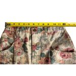 French Navy floral vintage denim Jean skirt knee length neutral 90s size 6 Pink Photo 4