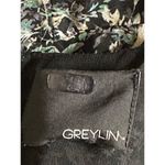 Greylin Luna Printed Culotte Jumpsuit in Black Small Womens Floral Outfit Photo 7