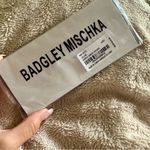 Badgley Mischka New 7 Slot Grey Card Holder Wallet With Snap Closure Gray NWT Photo 3