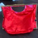 Banana Republic pink and red clutch Photo 5