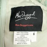 Mac Duggal  Sage Sequin One Shoulder Ruffle Mini Dress Size 6 Party Cocktail Photo 12