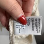 American Eagle Size M Sweater Chunky Knit Round Neck Beige Long Sleeve Women’s Photo 6