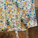 ZARA  Floral Maxi Satin V Neck Dress Pockets Size Small Photo 7