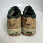 L.L. Bean women's ankle duck boots size 7.5 green tan outdoor casual hunting Photo 3
