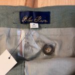 Francesca's  Boho Embroidered Button Front Mini Skirt Sz M Lined Blue Rain Green Photo 1