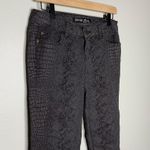 Celebrity Pink  Skinny Jeans Snakeskin Black 5 Photo 3