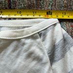 Faded Glory Y2K  Cream Fitted Long Sleeve Tee Striped Sleeves SZ S Cute Casual Photo 8