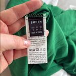 SheIn Green Twist Front Cut Out Ruffle Hem Maxi Cami Dress Photo 9