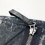 THOMAS WYLDE Black Metallic Skull Graphic Pants, Size 0 Photo 5