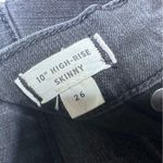 Madewell Berkeley Black 10" High-Rise Skinny Jeans Button-Through Edition Photo 9