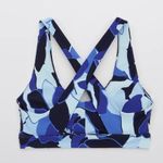 Aerie OFFLINE Real Me Ruched Sports Bra Color Blue Breeze SIZE M Photo 3