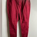 Judy Blue skinny fit red jeans size 13/31 Photo 0
