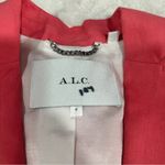 ALC Frank A.L.C. Size 0 Coral Donovan Linen Blend Blazer Jacket Preppy Heritage Old Money Photo 5