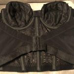 VINTAGE Black Corset Bra 32B Size XS Photo 1