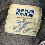 Boston travel destination graphic hoodie full zip sweatshirt gray Small Photo 3