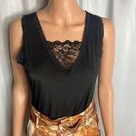 A.Peach  Belted Orange Marbled Pants High Waisted NWT Size L Photo 1