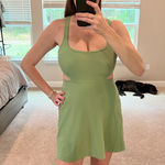 Abercrombie & Fitch Abercrombie Light Green Athletic Travel Dress Small Photo 0