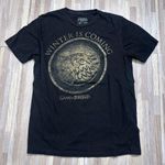 Game of Thrones “Winter is Coming” Black Tee, Women’s Large Photo 0