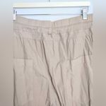 Bassike Relaxed Fit Khaki Utility Pants Drawstring Waist Tan Oatmeal XXL Photo 9