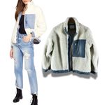 BLUE REVIVAL Sherpa & Denim Jacket MEDIUM Photo 1