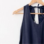 Ulla Johnson Lee Wide Leg Linen blend Jumpsuit in Black Photo 2